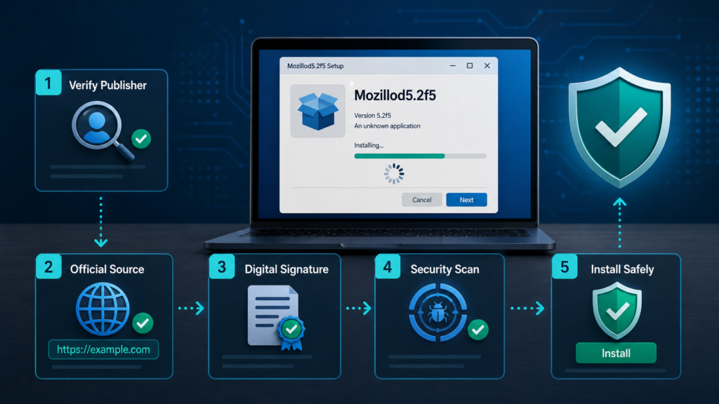 how to install mozillod5.2f5