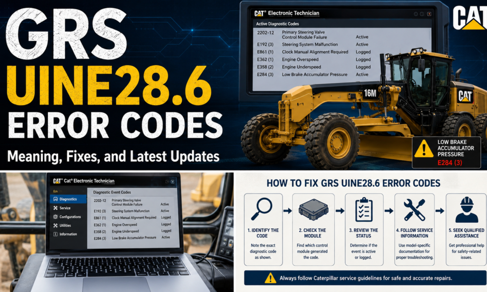 grs uine28.6 error codes