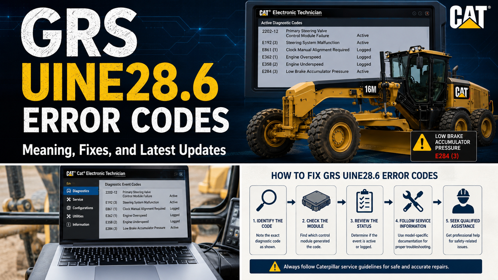 grs uine28.6 error codes