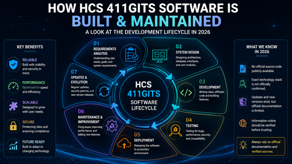 how hcs 411gits software built