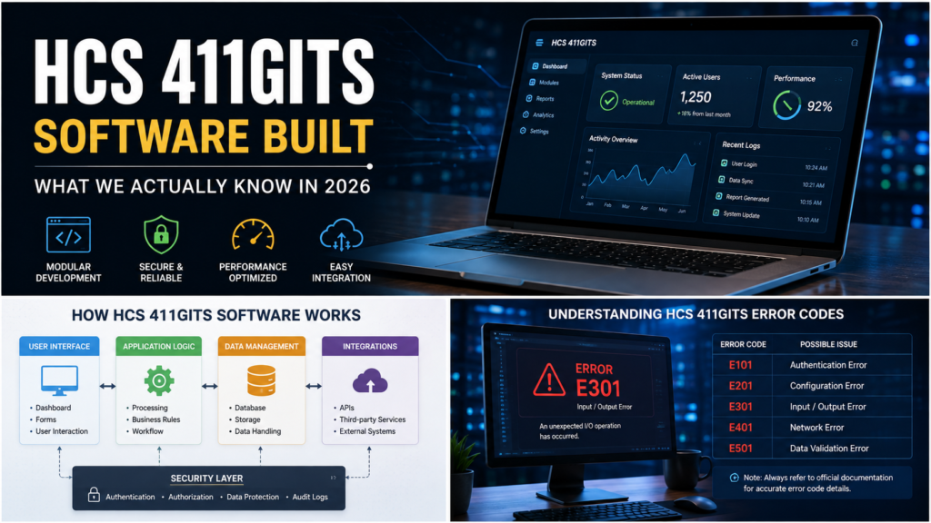 how hcs 411gits software built