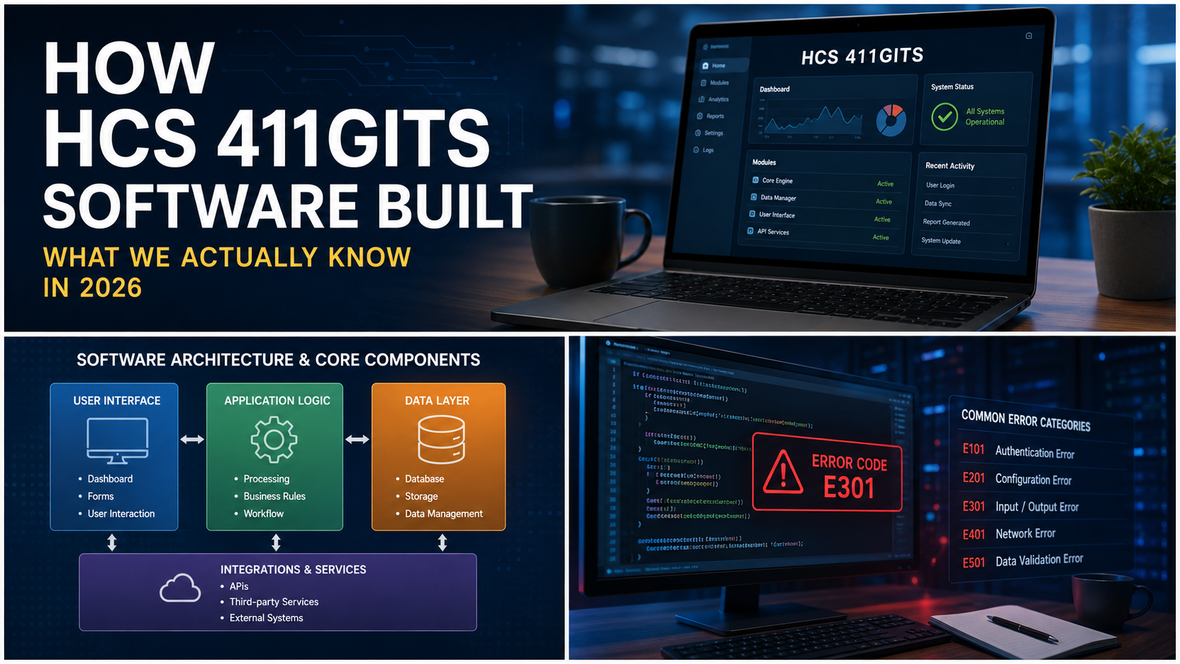 how hcs 411gits software built