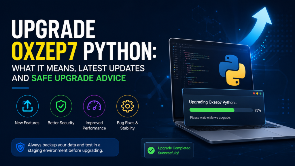 upgrade oxzep7 python